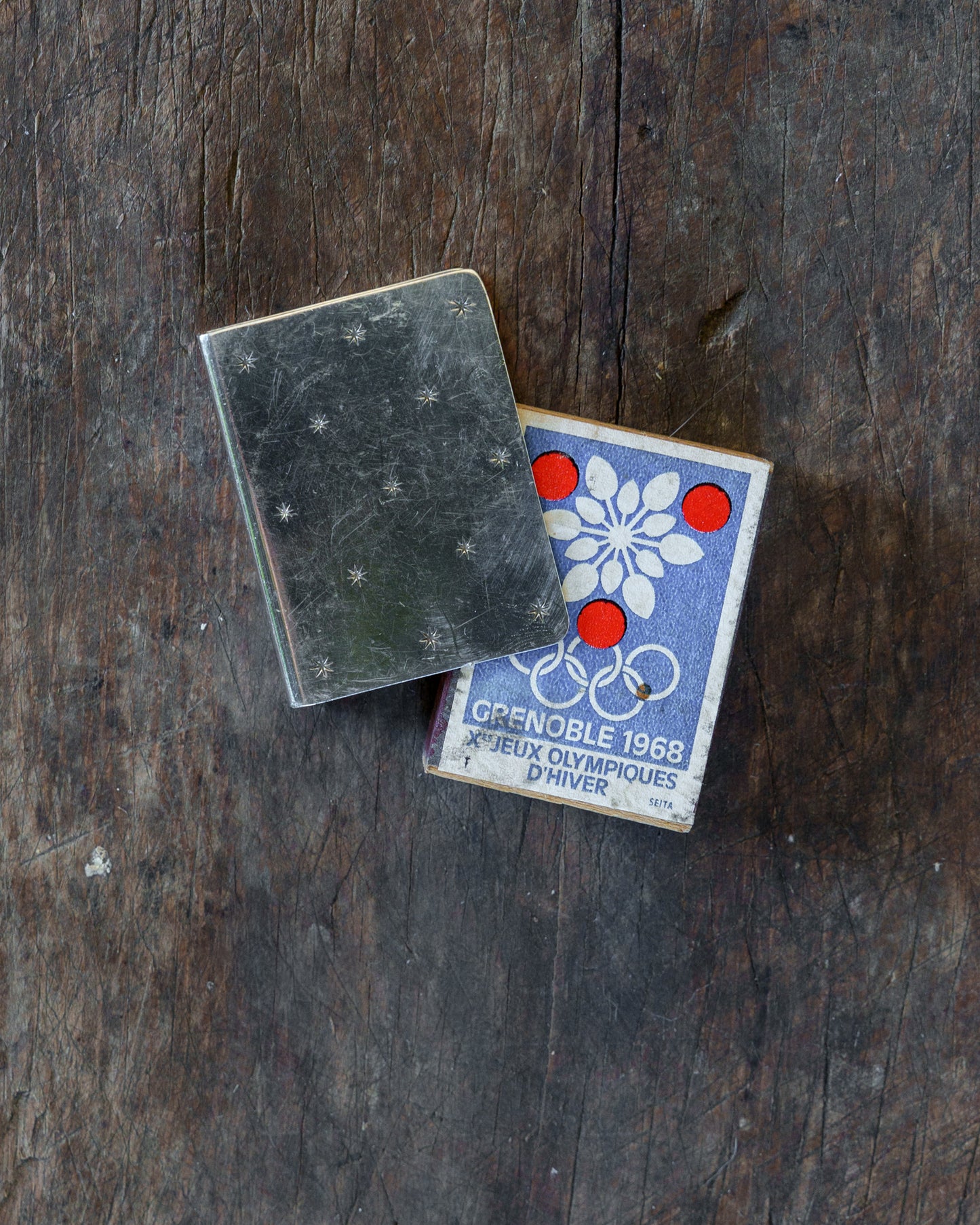 La pochette de la boîte d'allumettes