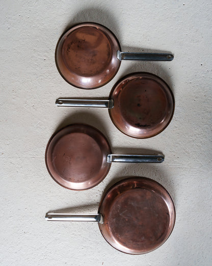 Les poêles en cuivre